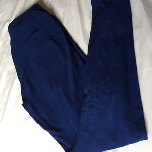 Lularoe cobalt blue solid OS leggings